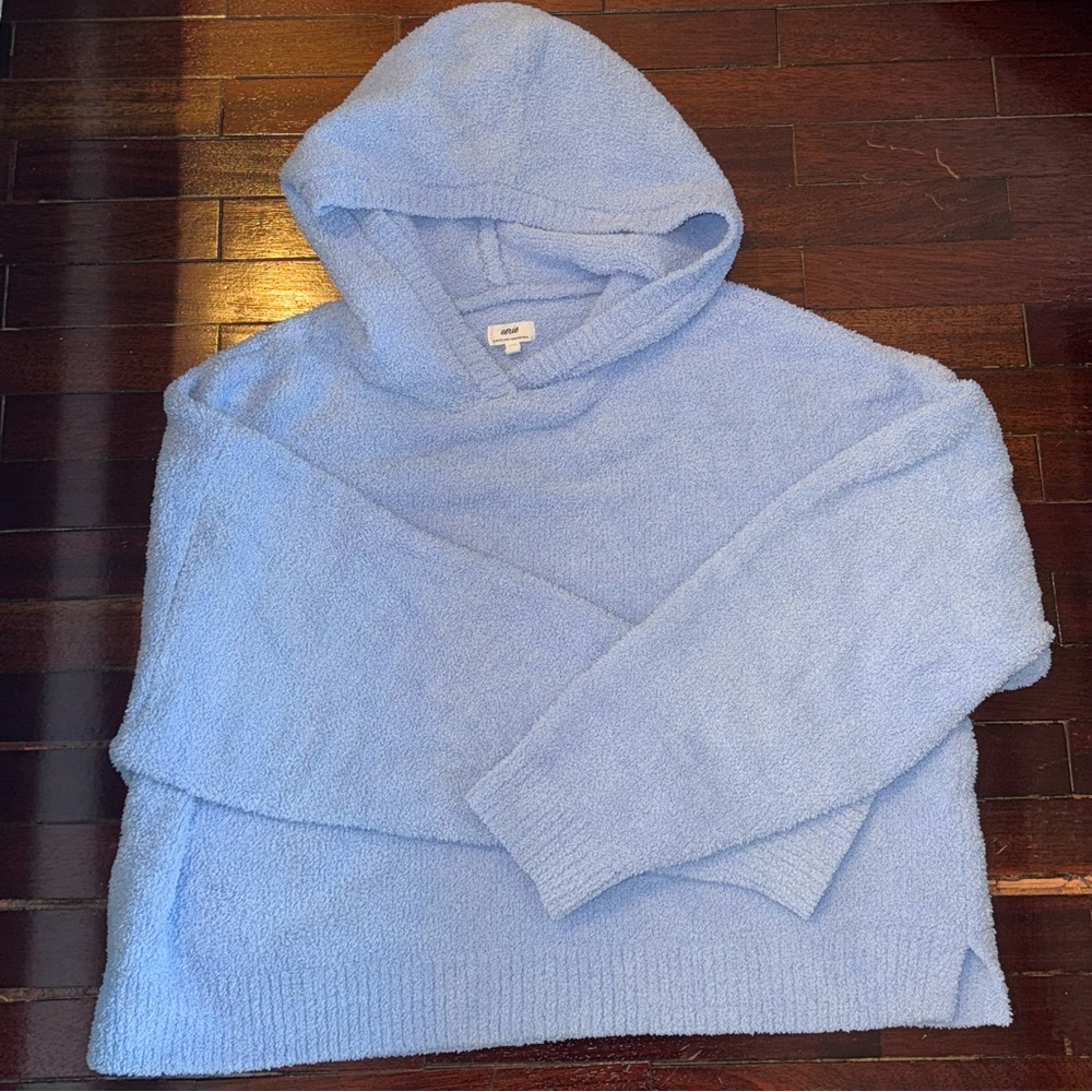 Aerie Light Blue Teddy Sweater